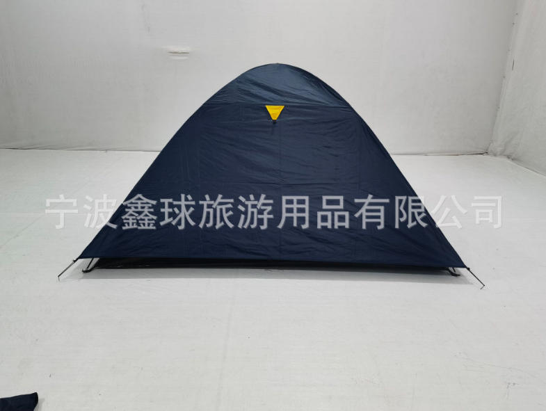 Direct supply of in-stock products: Spring and Autumn Outdoor 2-4 person double-layer rainproof camping and leisure tour tent with a figure-eight-shaped roof.